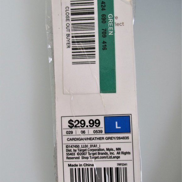 Liz Maternity (NWT) Women's Cardigan Sweater Size Large - Picture 6 of 6